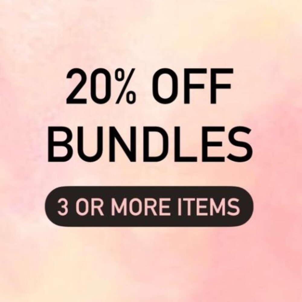 Bundle 3 or more for at least 20% off!